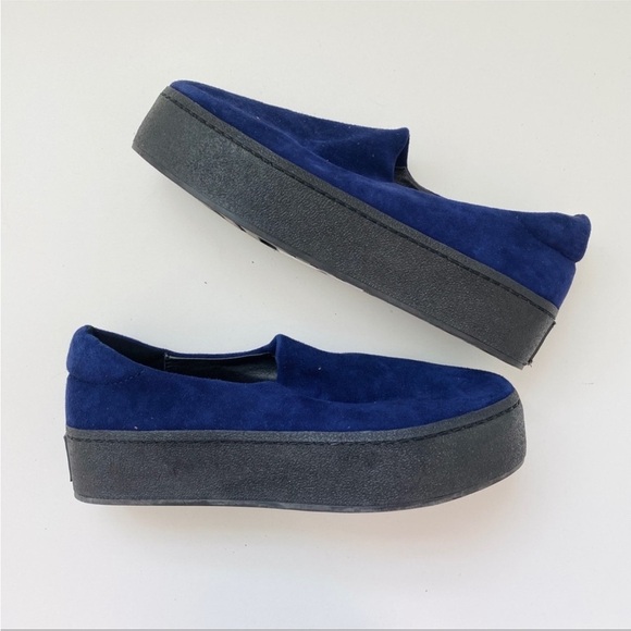 Opening Ceremony suede platform in blue - Picture 1 of 5